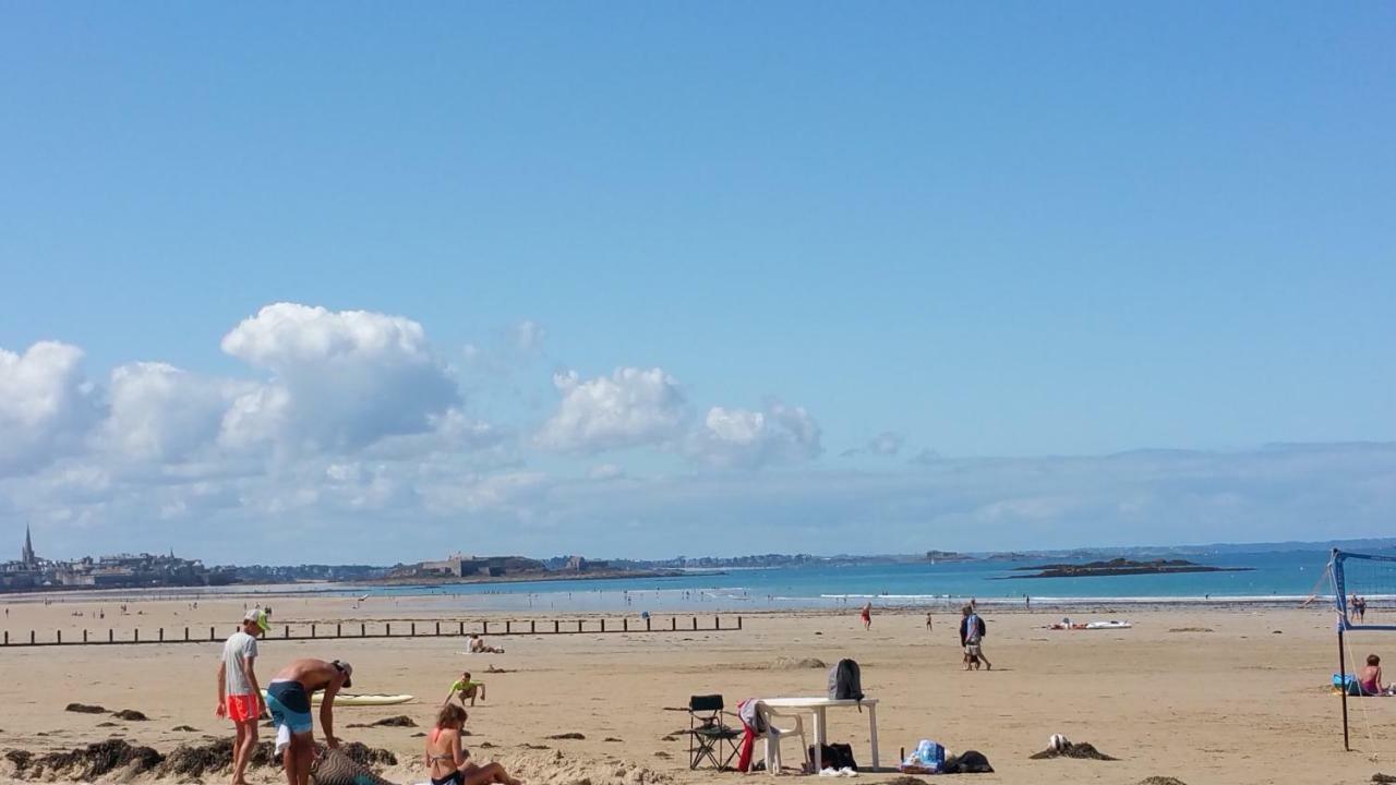 T2 terrasse de charme à Rochebonne 400 m plage Saint-Malo Buitenkant foto